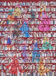 Estante de livros Hanbok para mulheres