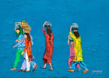 Portadores de água coloridos