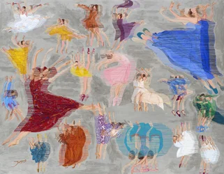 Movimento de dança gracioso