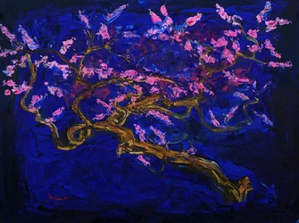 Noite das Flores de Cerejeira Rosa