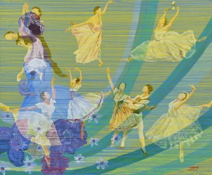 Sonhos de ballet vibrantes