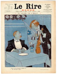 Capa de "The Red Laughter", Satirical in Colors