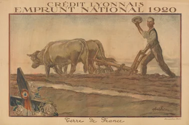 Credit Lyonnais, Empréstimo Nacional 1920, Land of France (Lyon Credit, National Loan 1920, Land of France)
