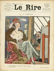 Ilustração de Abel Faivre (1867-1945) para a capa do Le Lire