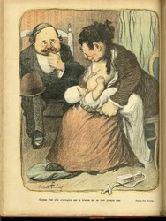 Ilustração de Abel Faivre (1867-1945) em Le Rire