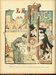 Ilustração de Abel Faivre (1867-1945) para a Capa de Le Rire