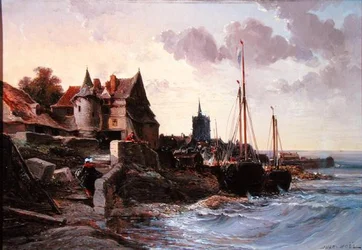 Souvenir de Douarnenes (óleo sobre tela)
