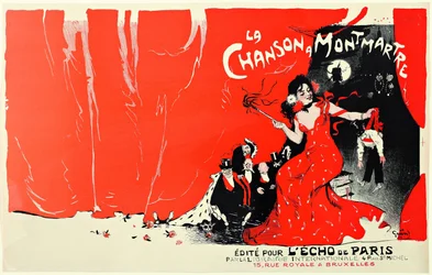Canções em Montmartre, 1900.