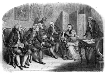 O salão de cabeleireiro de Marie Anne Doublet (Doublet de Persian