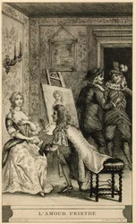 Cena de amor pintor