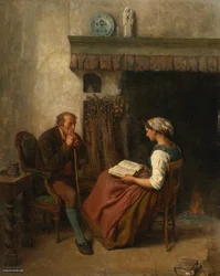 Jules Breton, 1865 - Leitura