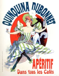 Publicidade para o aperitivo Quinquina Dubonnet