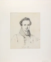 Retrato de Victor Hugo 1802-1885, 1830.