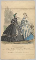 Modes de Mme. Antonie Lalanne, n. 791, de Le Moniteur de la Mode, 1848.