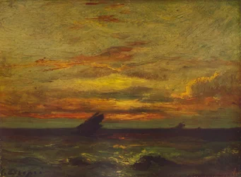 Pôr do sol, c1879, 1938