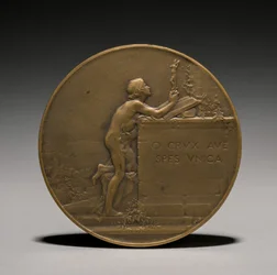 Reverso da medalha, 1800.
