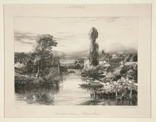 Vue Prise a Alencon ; de L