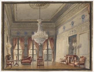 O salão na ala Montpensier, Palais Royal