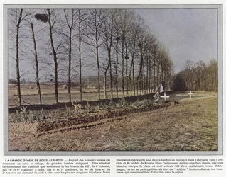 A grande tumba de Soisy-aux-Bois fotografia
