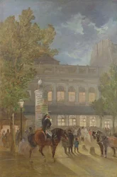 O teatro Gymnase, noite