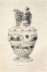 História da arte cerâmica: um estudo descritivo e filosófico da olaria de todas as épocas e de todas as nações: Espanha: Talavera de la Reina - faiança - gomil (Prancha X)