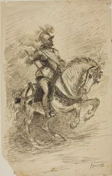 Cavalheiro a cavalo