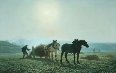 Cavalos em um campo, 1873