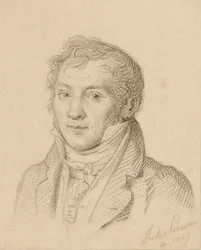 Retrato do violinista e compositor Louis-Luc Loiseau de Persuis 1769-1819, 1849.