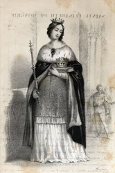 Retrato de Santa Isabel da Hungria (1207 - 1231)
