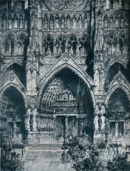 La Cathedrale d&39;Amiens, século XX