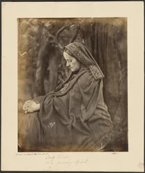 Lady Elcho como uma Sybil de Cumea