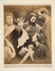 Rainha Phillipa intercedendo pelos burgueses de Calais