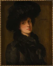 Rapariga de preto