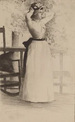 Retrato de Miss Hoe, 1889.