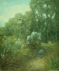 O velho arbusto de louro (óleo sobre tela)