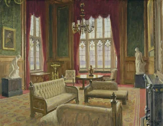 A, rio, sala, palácio, de, westminster
