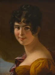 Retrato de Adele Foucher 1803-1868, ca 1820.
