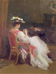 Na sala de estar