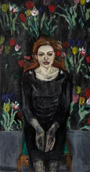 Retrato de Primavera, (acrílico e óleo sobre tela)