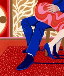 Um momento elegante a dois