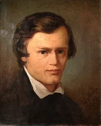 Estónio: "Artista H. Retrato de H. Hartmann"