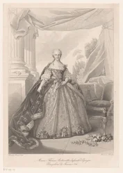 Retrato de Maria Theresia van Bourbon Marie Thérèse Antoinette Infanta de Espanha (título no objeto)