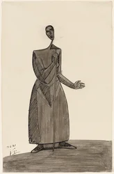 Camponês com Cajado, 1941
