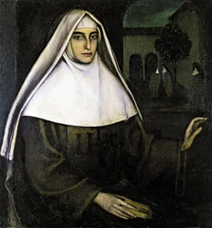 Retrato de uma freira, século XX (Pintura a óleo)
