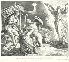 Anunciação do Nascimento de Cristo aos Pastores (gravura)