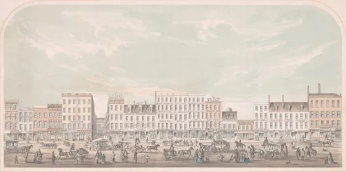 Broadway, Nova York do Canal a Grand Street, West Side, 1856.