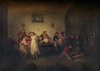 Um retorno de marinheiros solteiros, c1800