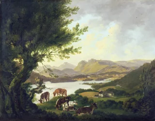 Lago Windemere (óleo sobre tela)