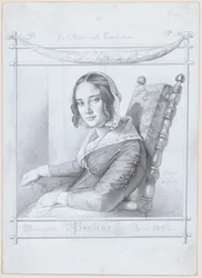 Pauline, a esposa do artista
