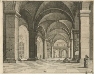 Interior da igreja
Representações Perspectival (título da série)